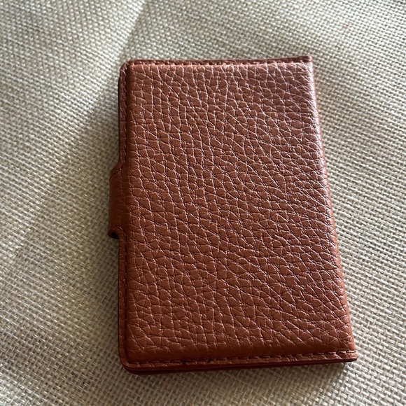 3/$10 NEW wallet card holder brown vinyl - Picture 4 of 5